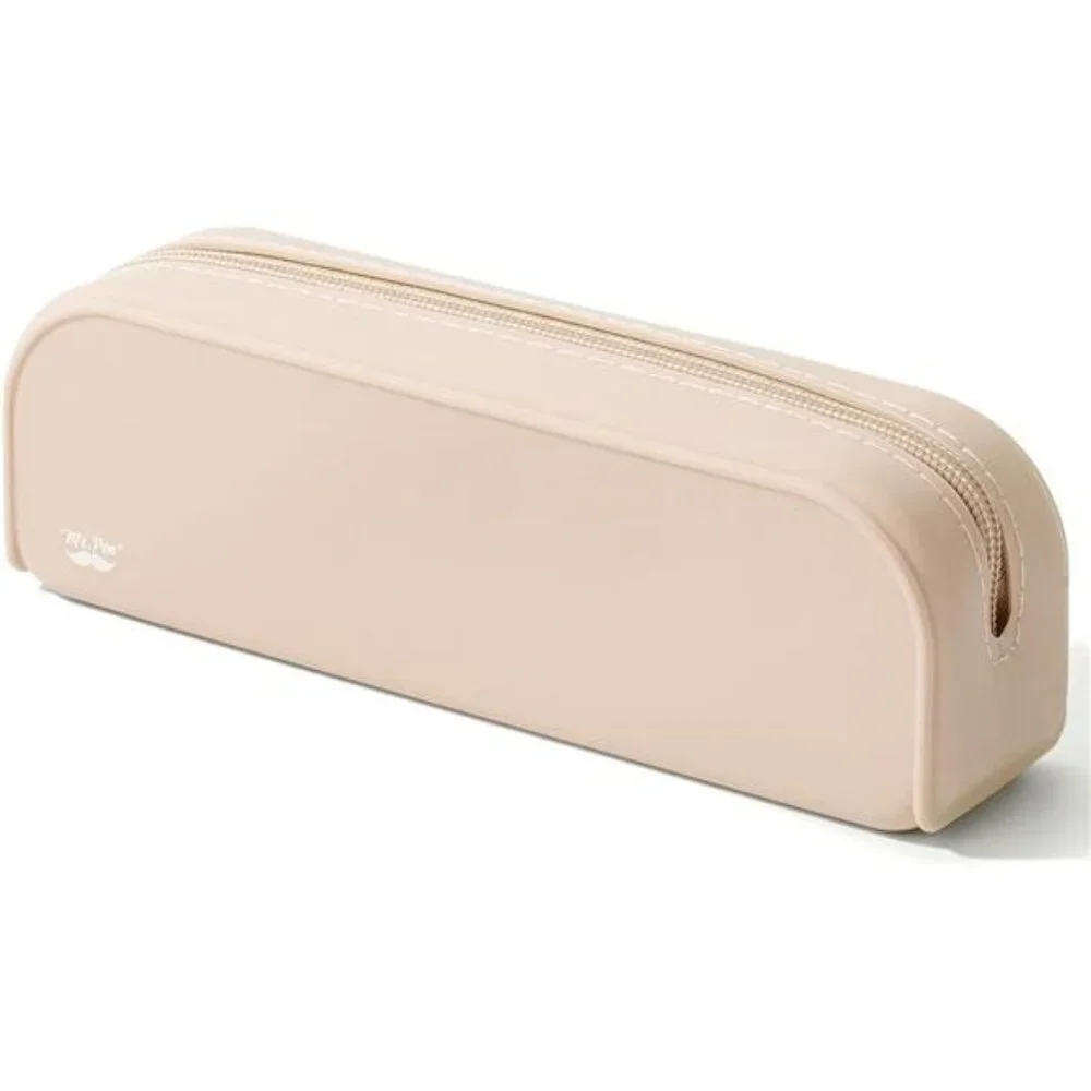 Women‎ Small Silicone Pencil Case, Malibu Dune Color Pencil Pouch Pencil Case